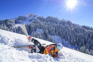 weiches Bett im kalten Schnee